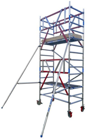 Rusztowanie aluminiowe jezdne ASC wys.rob 5,2 m (0,90 x 1,90 m)