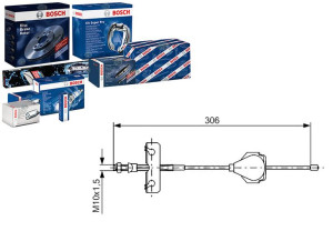 Linka Hamulca Ręcznego Ford Przód Mondeo 00-07 Bos