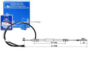Linka Hamulca Ręcznego Bmw 3 (e46) 1.6-3.2 12.97-1
