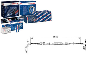 Linka Hamulca Ręcznego Środek Audi Tt 1.8 10.98-06