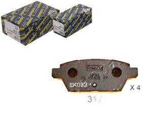 Klocki Hamulcowe Mazda Tył 6 2,3 02-07 Japanparts