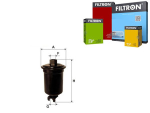 Filtr Paliwa Mitsubishi 1.3-1.8i 12v/1 Filtron