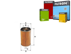 Filtr Powietrza Daf 400 431 87- Filtron