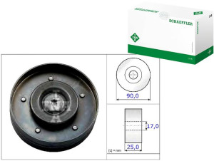 Rolka Paska Wielorowk. Vw A4 A5 Q5 Transporter 1,8