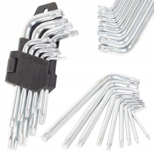 Klucze Imbusowe Imbusy 1,5-10 9 El Zestaw Torx