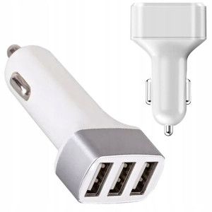 Samochodowa Ładowarka Do Gniazd Zapalniczki 3xusb