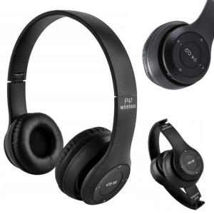 Słuchawki Bezprzewodowe P47 Bluetooth Mikrofon Mp3