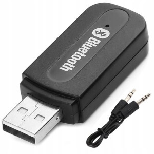 Odbiornik Dźwięku Adapter Bluetooth Aux Jack Usb