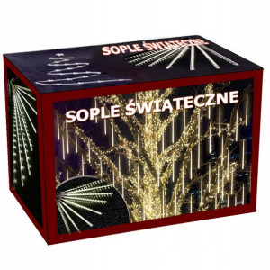 Lampki Sople Meteory Led Padający Śnieg 50cm Ip44