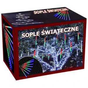 Lampki Sople Meteory Led Padający Śnieg 50cm Ip44