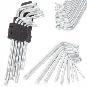 Klucze Imbusowe Imbusy 1,5-10 9 El Zestaw Torx