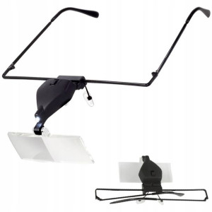 Lupa Okulary Zegarmistrzowska Led 3,5x Wymienne