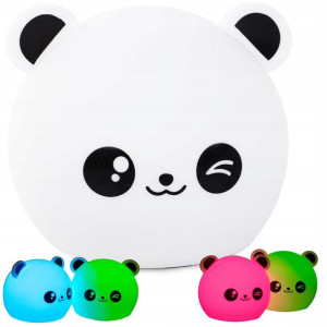 Lampka Nocna Dla Dzieci Led Rgb Panda Dotyk