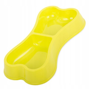 Miska Plastikowa Dla Psa Kota Podwójna 250ml X 2