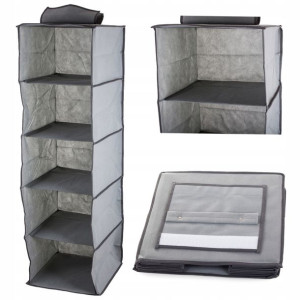 Organizer Do Szafy Wisząca Półka Z 5 Półkami 100cm