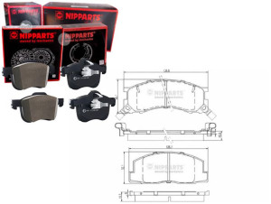 Klocki Hamulcowe Toyota Previa 15.5mm Wva21836 Z C