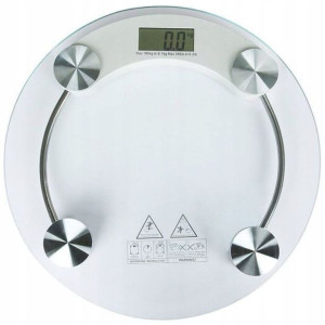 Waga Łazienkowa Elektroniczna 180kg Szklana Lcd