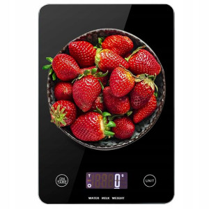 Waga Kuchenna Elektroniczna Do 5 Kg Szklana Lcd