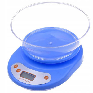 Waga Kuchenna Elektroniczna Z Misą Miska 5kg Lcd