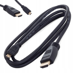 Kabel Hdmi Micro Hdmi Full Hd 1080p Gold 1,5m