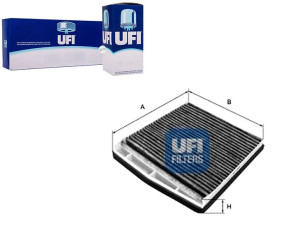 Filtr Kabinowy Volvo S60 00- Weglowy Ufi