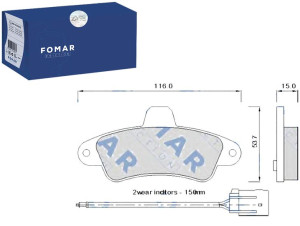 Klocki Hamulcowe Ford Cougar Mondeo Fomar Fomar