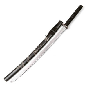 Miecz Katana Z Pochwą Czarny Smok Hks001-1