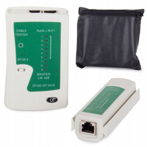 Tester Do Kabli Sieciowych Sieciowy Rj45 Rj11 Etui