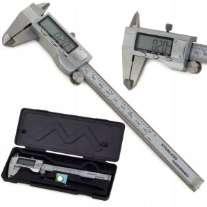 Suwmiarka Elektroniczna Metalowa L150 Lcd Cyfrowa