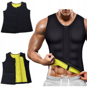 Koszulka Neoprenowa Fitness Męska Odchudzająca