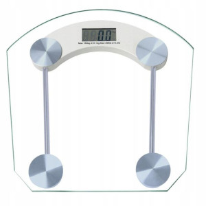 Waga Łazienkowa Elektroniczna 180kg Szklana Lcd