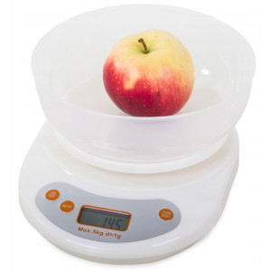 Waga Kuchenna Elektroniczna Z Misą Miska 5kg Lcd