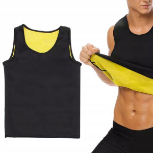 Koszulka Neoprenowa Fitness Męska Odchudzająca