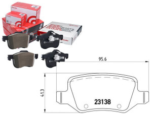 Klocki Hamulcowe Mercedes W169 A-klasa 04-12 Tył B