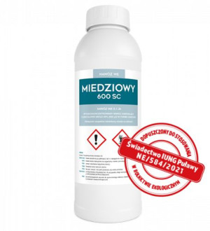 Miedziowy 600 SC 1L Sady Owoce Warzywa MIEDŹ