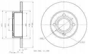 Tarcze Ham. 2szt Vw P. A80 100 Maxgear