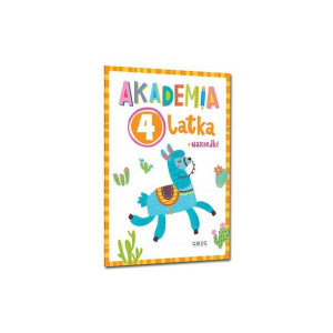 Akademia 4-latka Kolorowanka Z Naklejkami Zadania