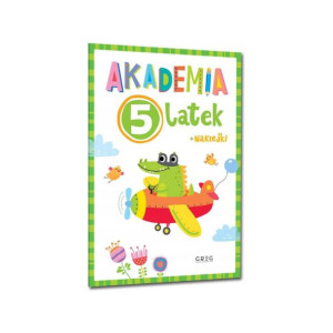 Akademia 5-latka Kolorowanka Z Naklejkami Zadania