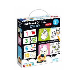 Akademia Czuczu Cyfry Zestaw Książeczki Puzzle 3+
