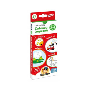 Czuczu Uczy Zabawy Logiczne Książeczka Dzieci 3-4l
