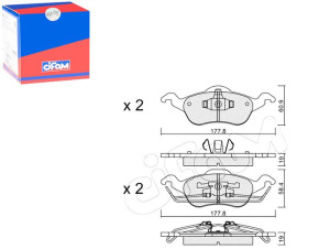 Klocki Hamulcowe Ford Focus 98-04 Cifam
