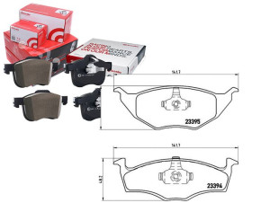 Klocki Hamulcowe Vw Lupo 99-05 Brembo
