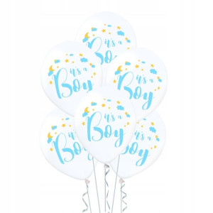 Balony 12 cali It's a boy Chrzest