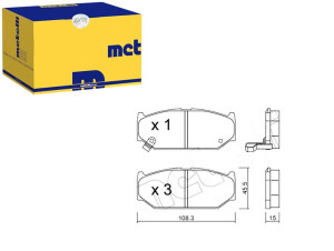 Klocki Hamulcowe Suzuki Swift 05- Metelli