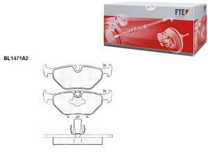 Klocki Hamulcowe Bmw 5 E39 520-540 Gr.17mm Kpl Fte