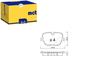 Klocki Hamulcowe Range Rover Iii 09- 5,0 Tył Metel