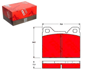 Klocki Hamulcowe Volvo 240 2.0-2.4d 08.74-08.93 Tr