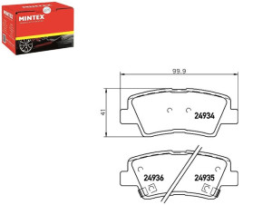 Klocki Hamulcowe Mintex 583022ea31 583022ha50 5830