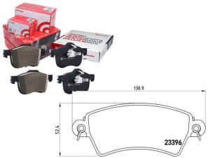 Klocki Hamulcowe Citroen Xsara 97-00 2.0hdi Brembo