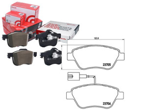 Klocki Hamulcowe Fiat Punto Evo 09- Brembo